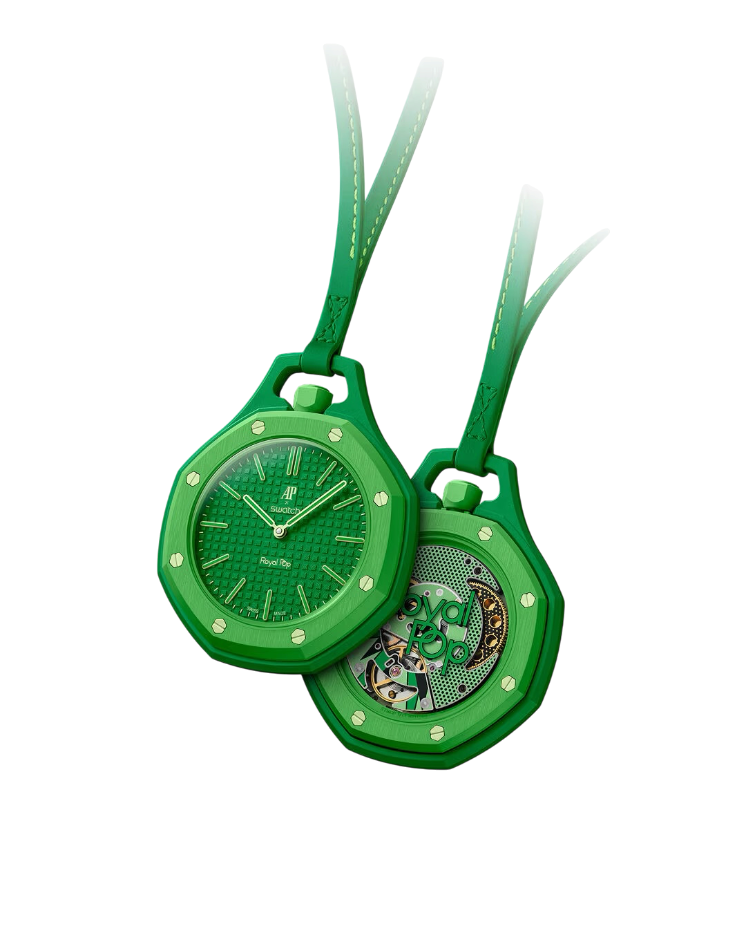 SWATCH ROYAL POP GREEN EIGHT compreso di cinturino