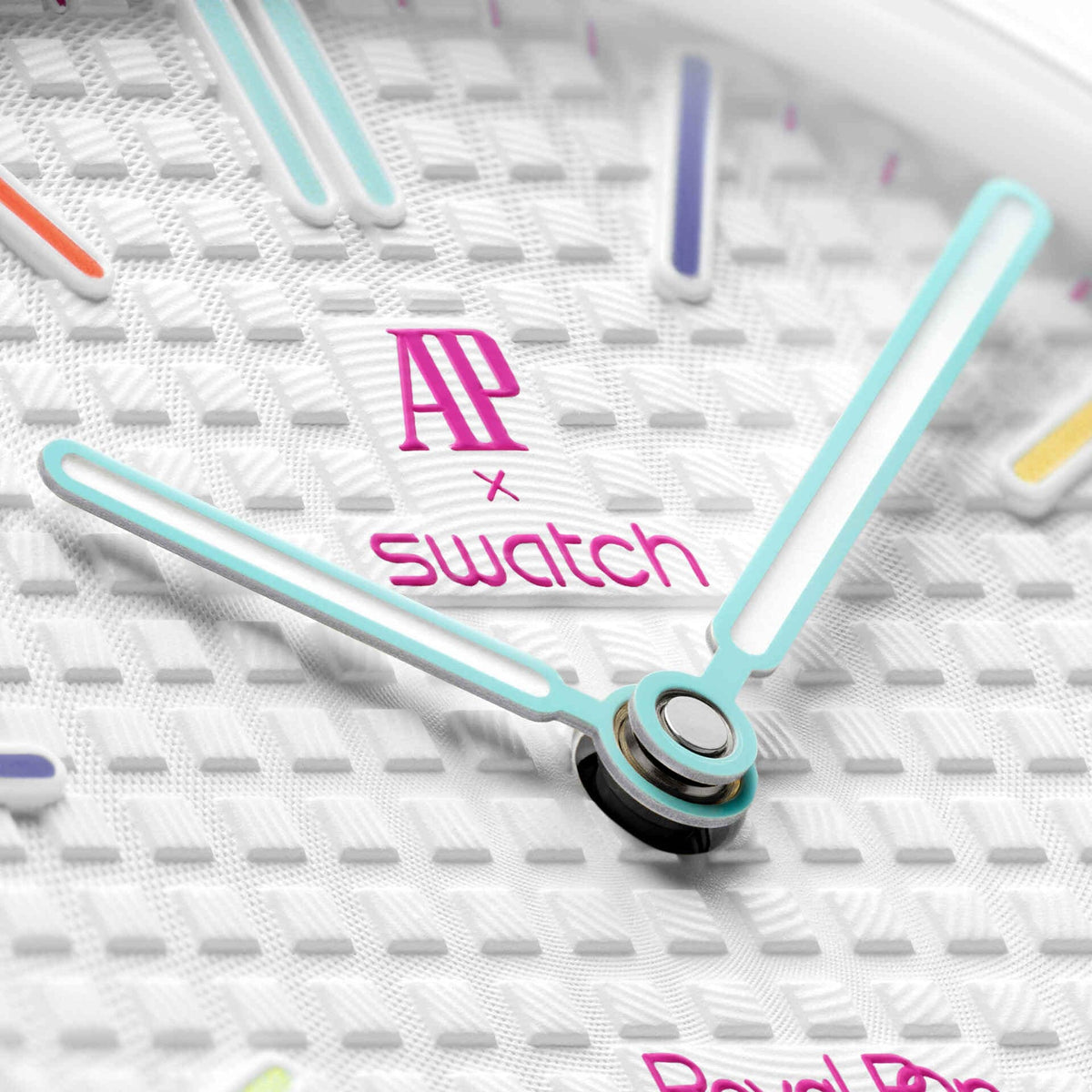 SWATCH ROYAL POP HUIT BLANC compreso di cinturino