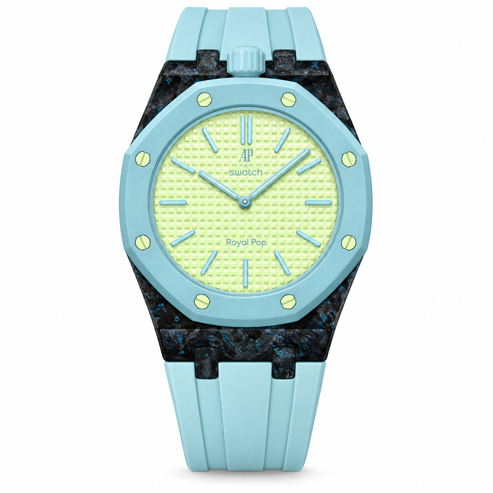 SWATCH ROYAL POP BLAUE ACHT compreso di cinturino