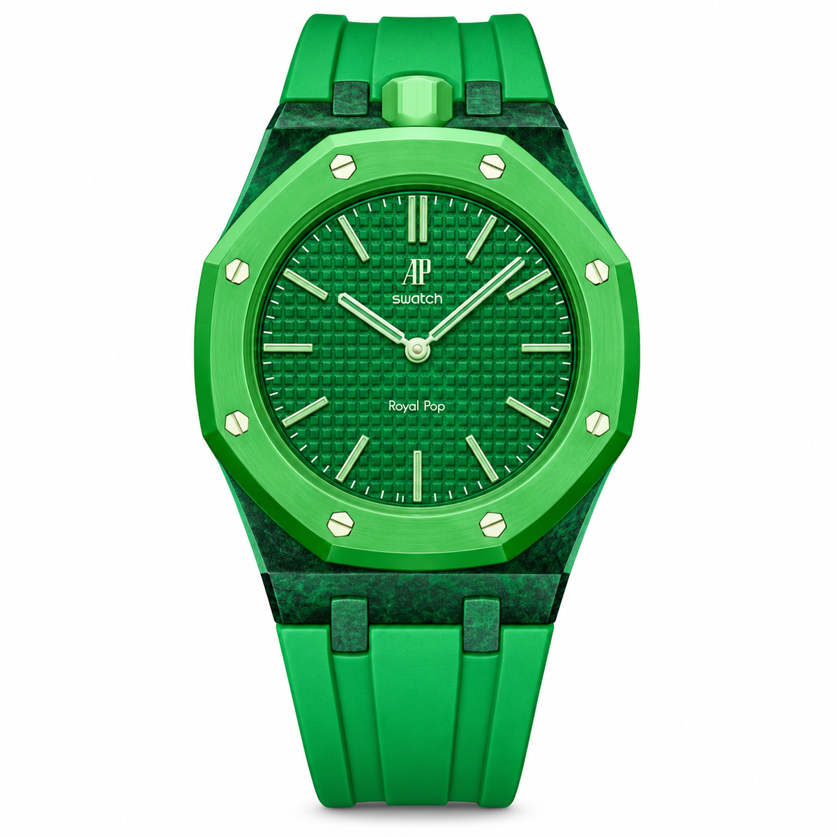 SWATCH ROYAL POP GREEN EIGHT compreso di cinturino