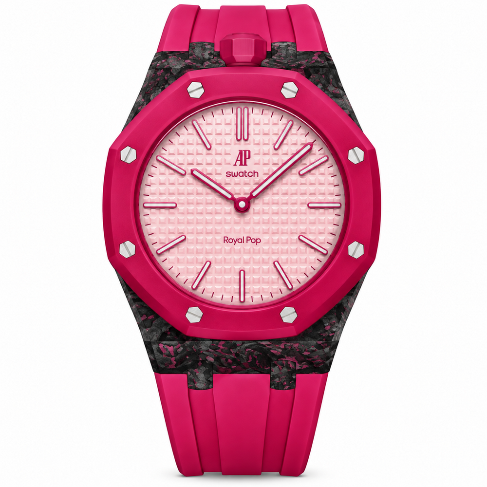 SWATCH ROYAL POP OTTO ROSSO compreso di cinturino