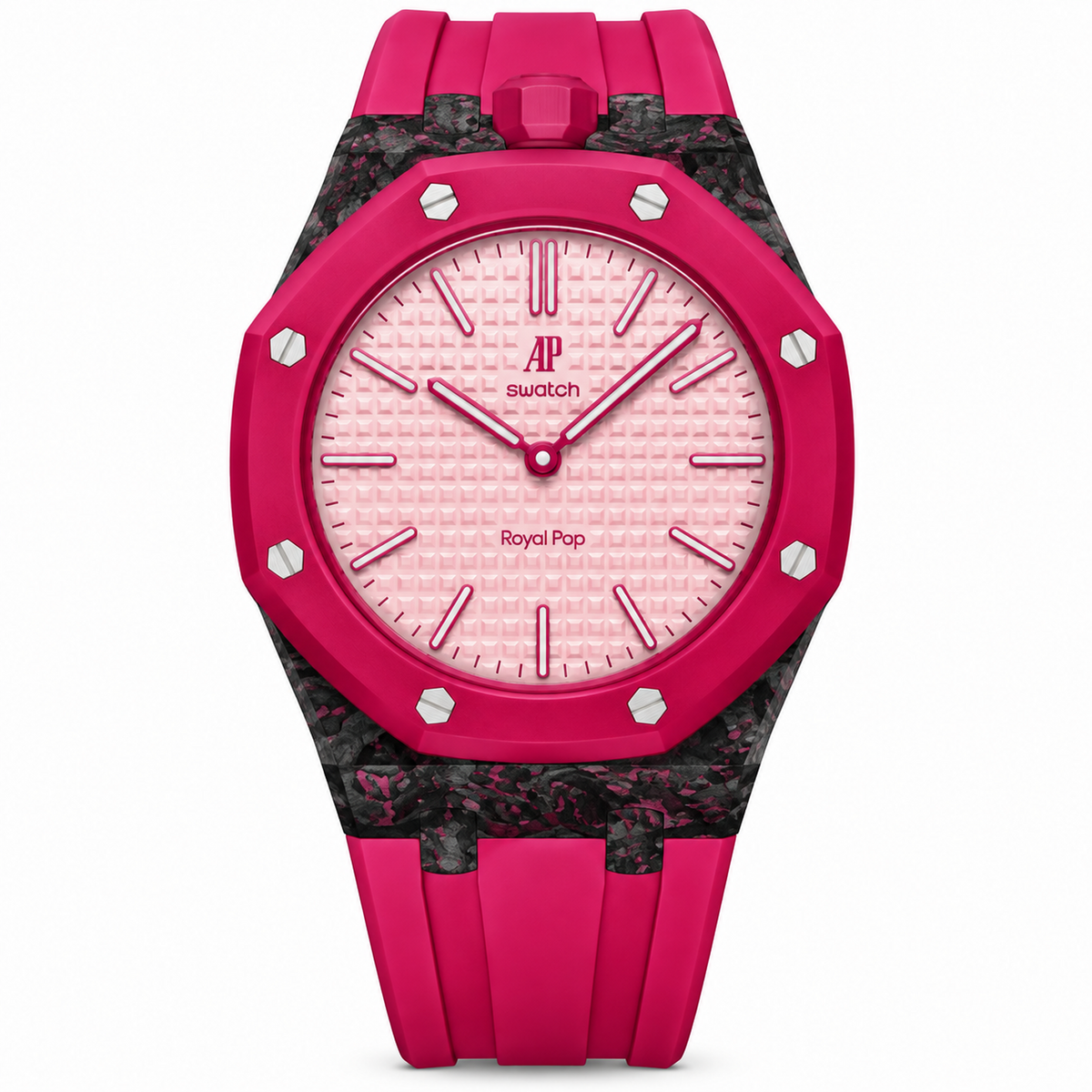 SWATCH ROYAL POP OTTO ROSSO compreso di cinturino