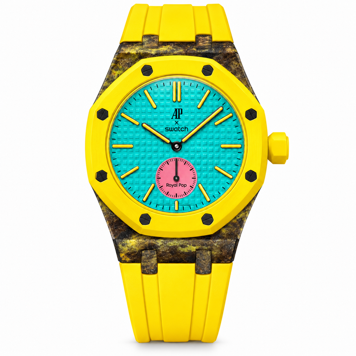 SWATCH ROYAL POP OTG ROZ compreso di cinturino